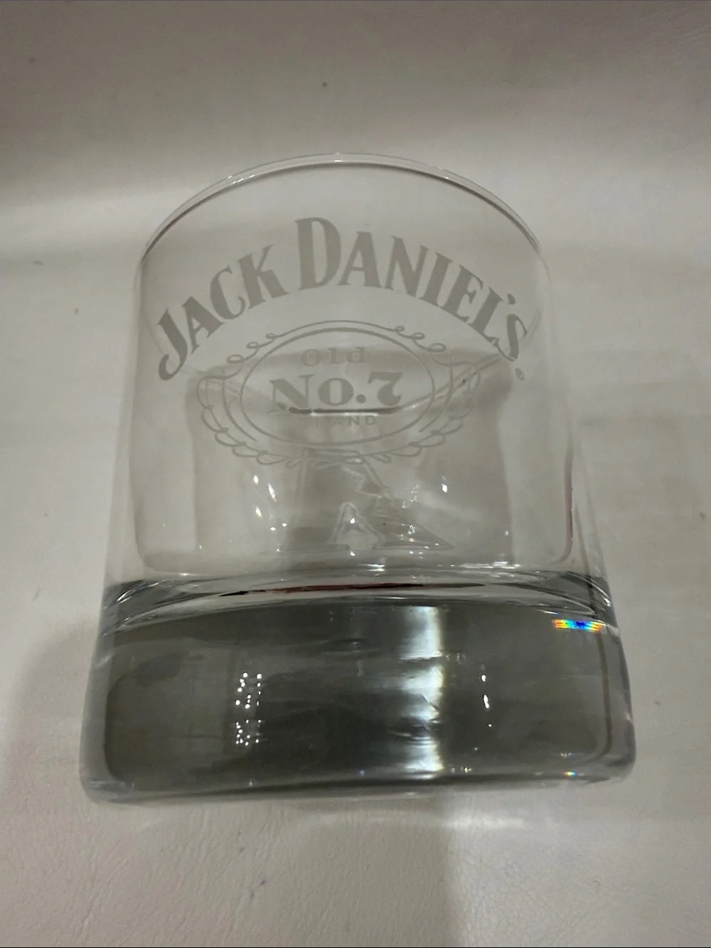 Jack Daniels & Arizona Diamondbacks Clear 8 Oz Glass Whiskey Tumbler Etched Logo